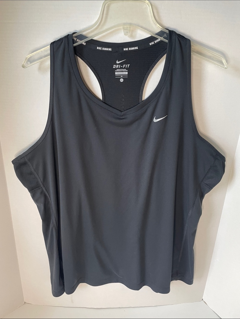 Nike  Women's Size 2X Black  Tank Top Razor Back Dri-fit